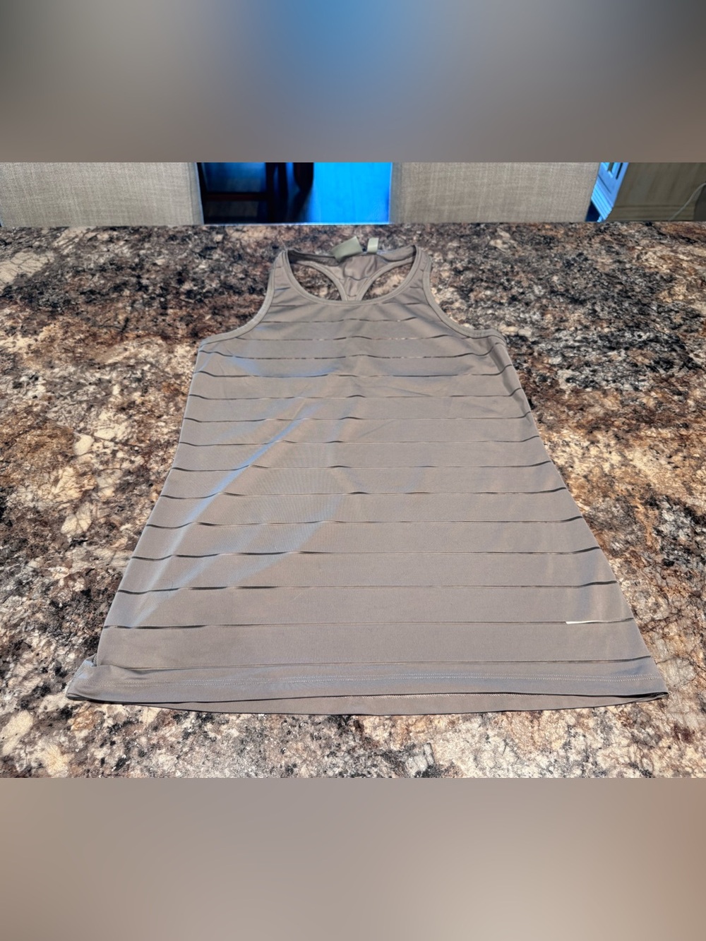 Women’s Grey Racerback Tank Top